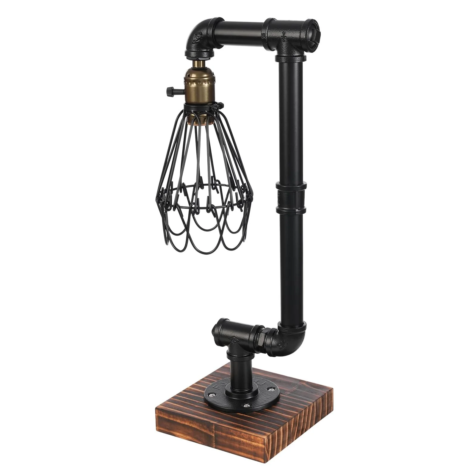 Настільна лампа Vintage 18 x 15 x 46 см Димер Чорна, фото №2