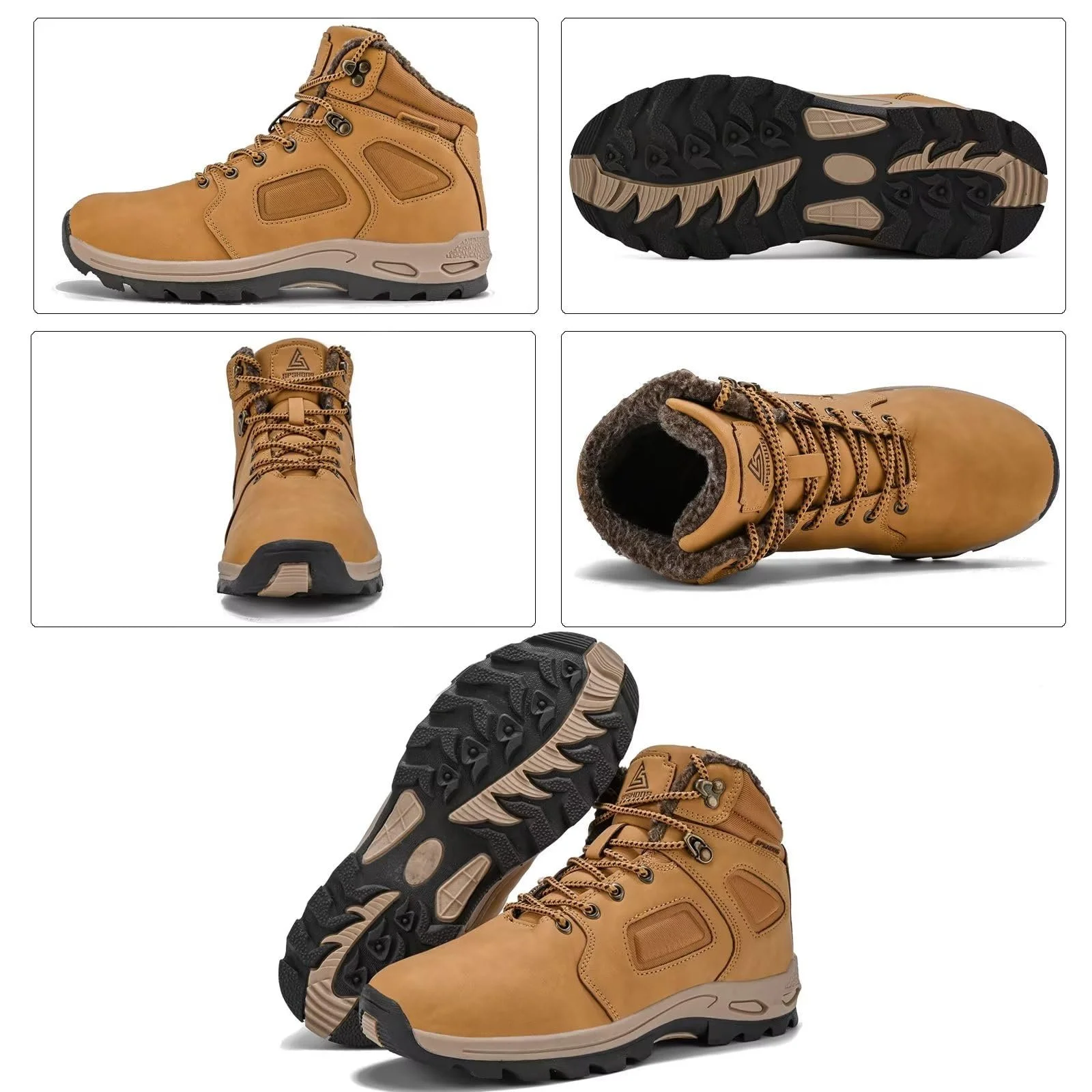 Чоловічі Зимові Черевики SPSHOOS Утеплені, фото №2