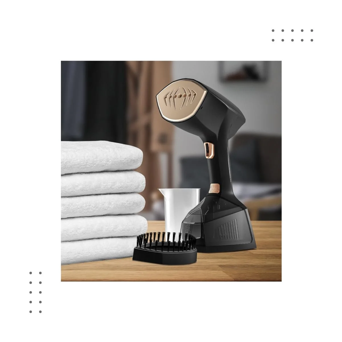 Вертикальный отпариватель VERTENZ Aura 50 2000 Вт 360 мл 45 г/мин Черный, фото №9