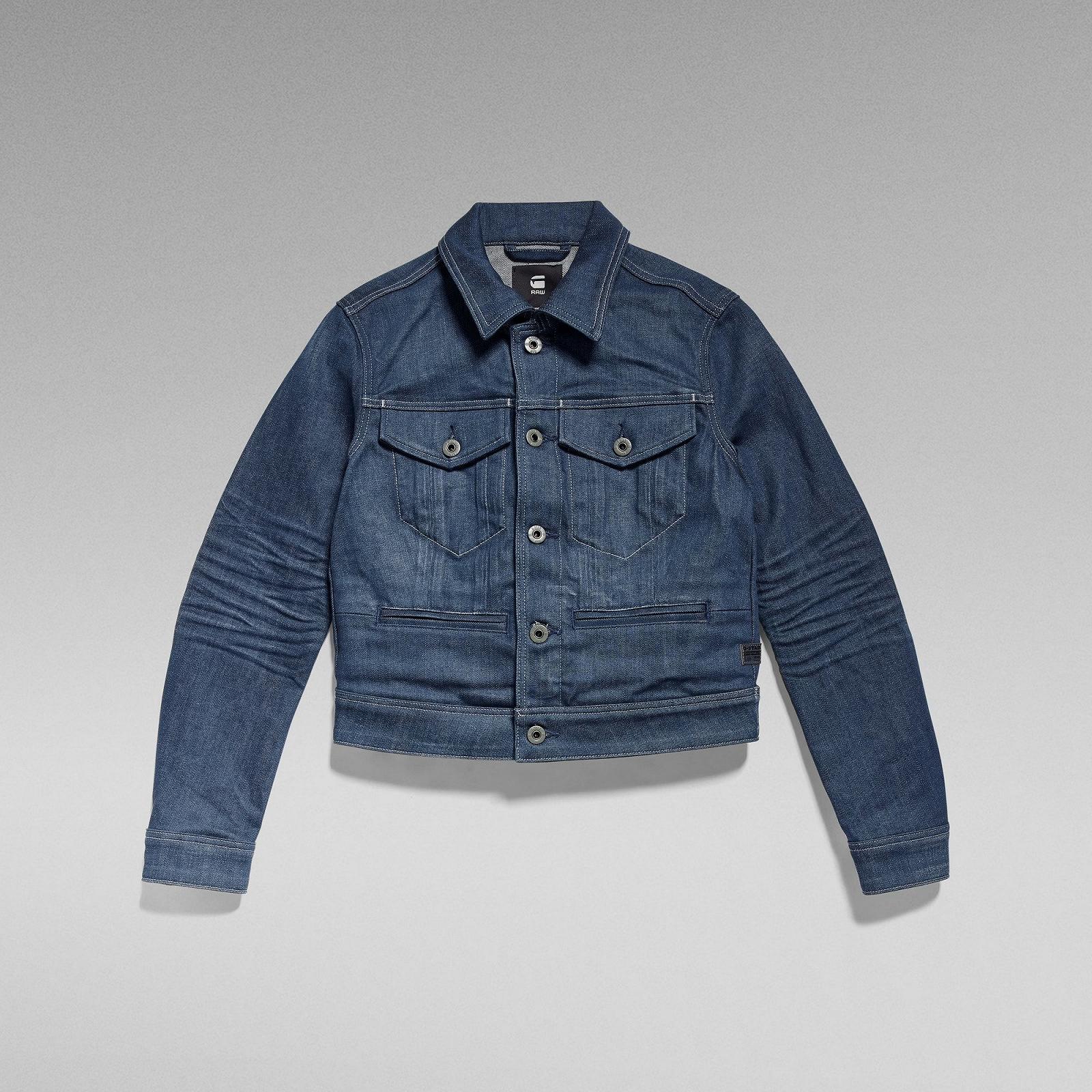 Женская джинсовая куртка G‑Star D‑Staq Panzer Stretch Denim Organic - S, фото №4 Женская джинсовая куртка G‑Star D‑Staq Panzer Stretch Denim Organic - S, фото №4