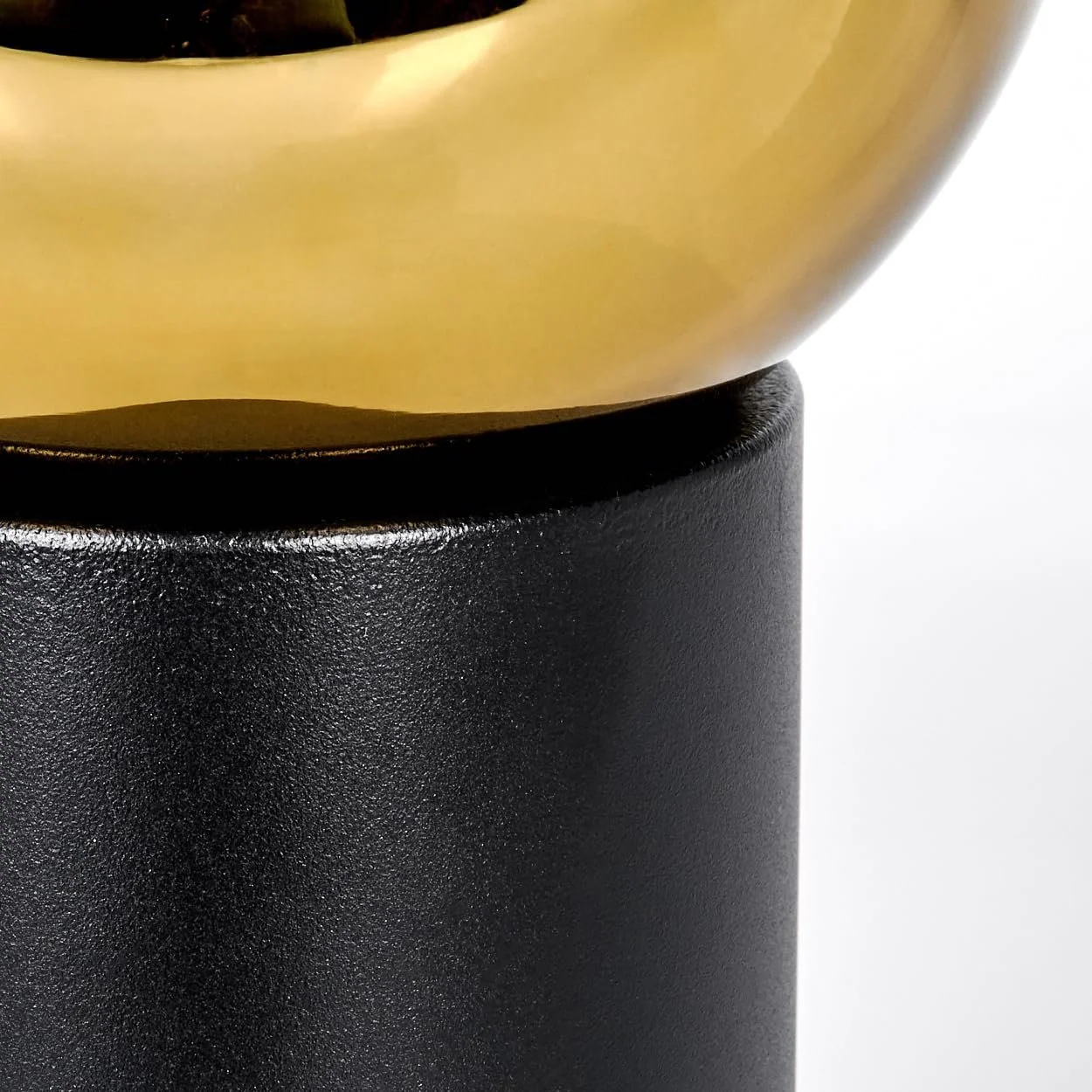 Настільна лампа HOFSTEIN Koyoto Металева Скляна Ретро/Вінтаж Діаметр 15 см E27 Чорна/Золотиста, фото №7