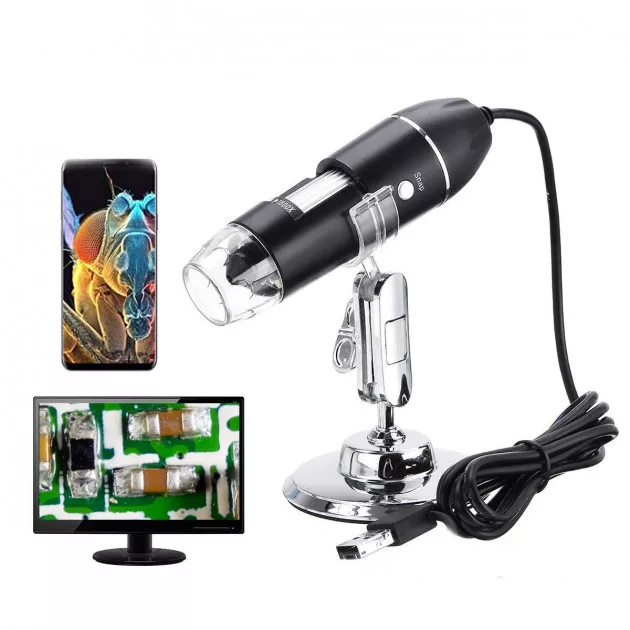Электронный USB микроскоп цифровой универсальный для Android Mac Windows 500X кратный ZOOM, фото №6