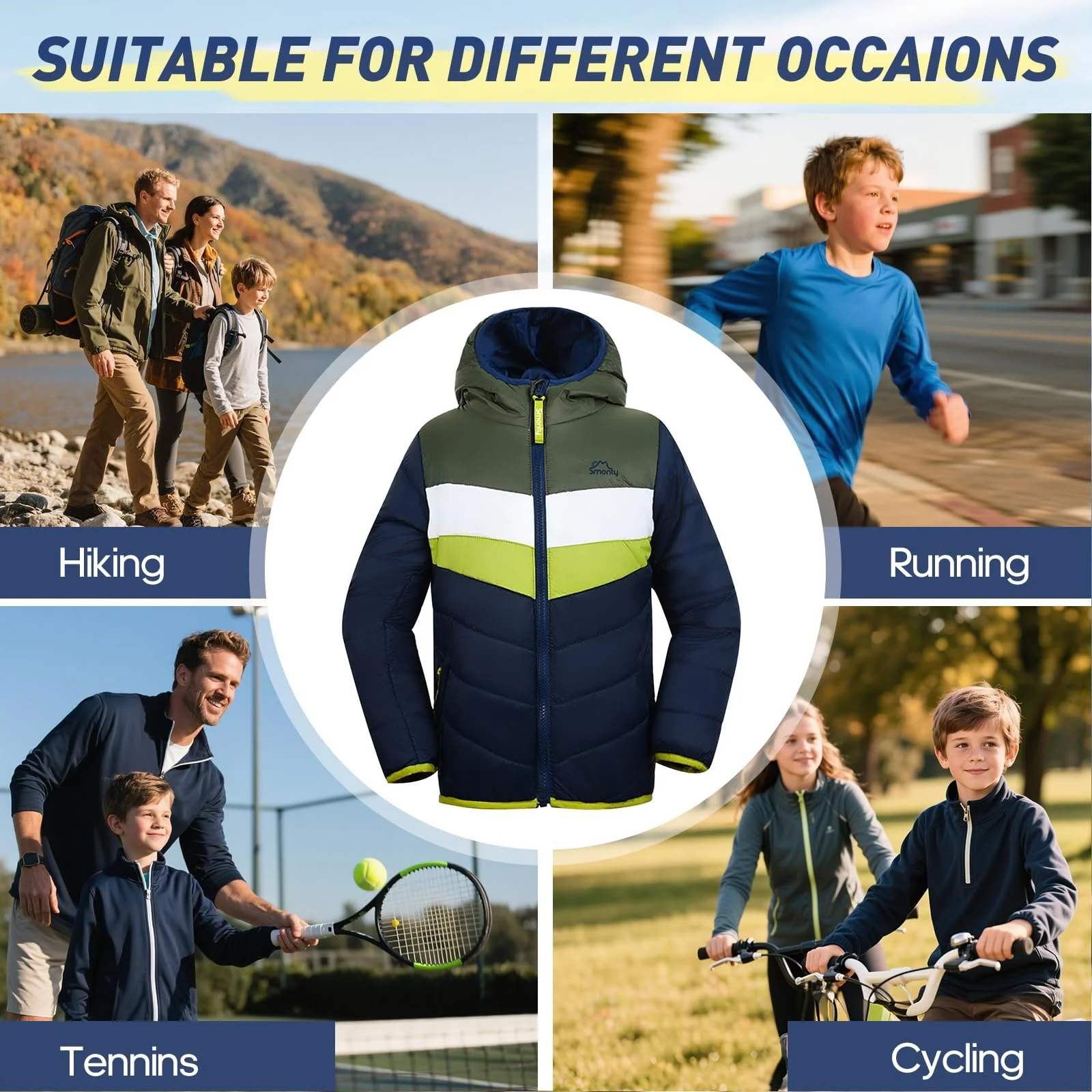 Пухова куртка SMONTY для дітей Водонепроникне і легке, фото №5 Пухова куртка SMONTY для дітей Водонепроникне і легке, фото №5