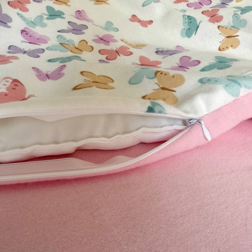 Дитячий комплект постільної білизни, рожевий , 3 шт., фото №5