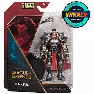 Игровая фигурка Spin Master League of Legends Darius 10 см с топором и подставкой synthetic.ua - Фото 1