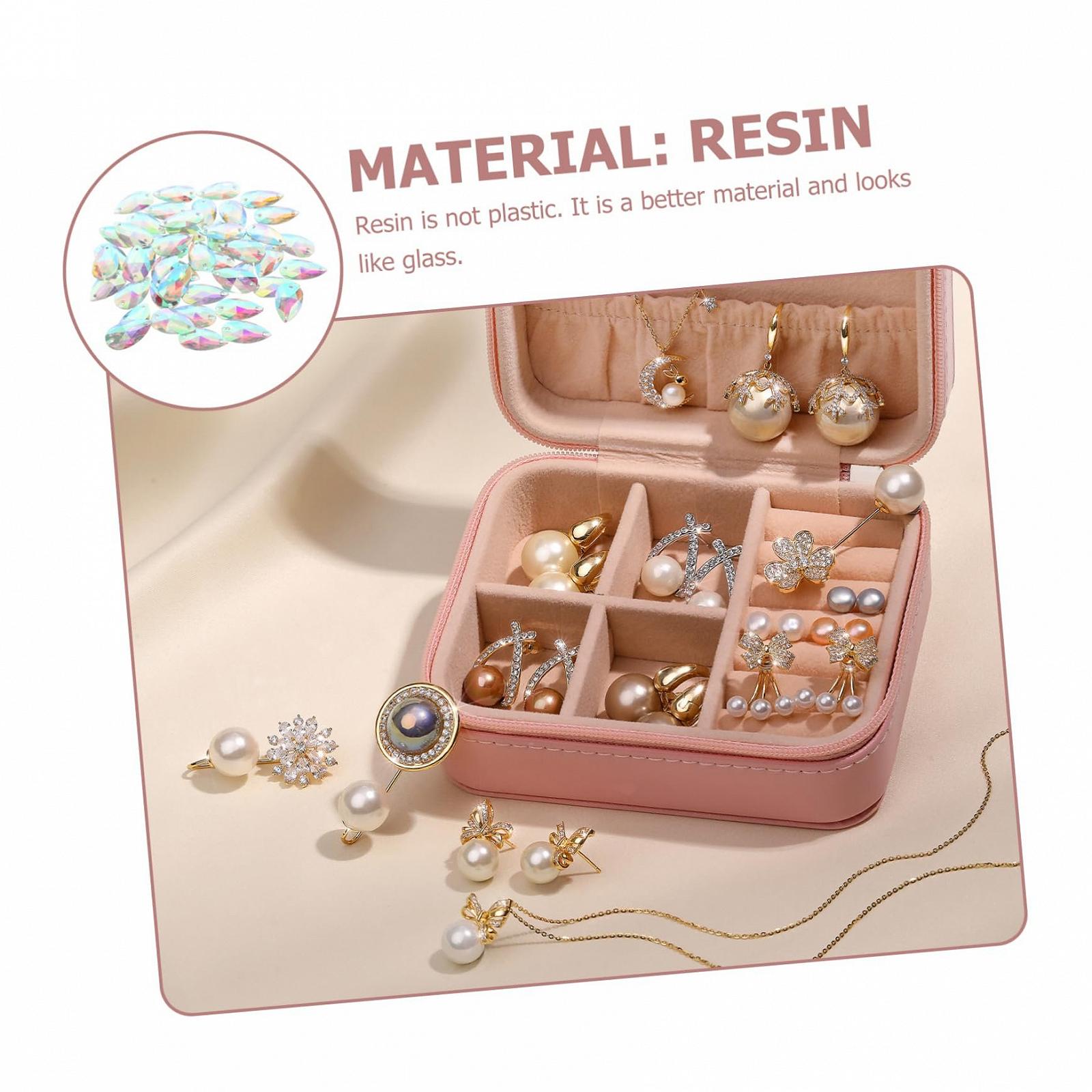 Стразы Каплевидные Healvian 100 шт., фото №4