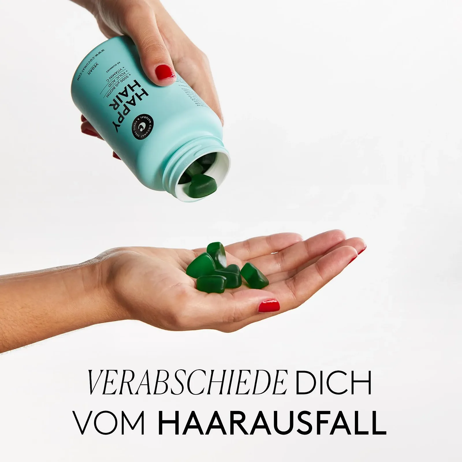 Вітаміни для волосся Cocunat Happy Hair + Сироватка для волосся, фото №3