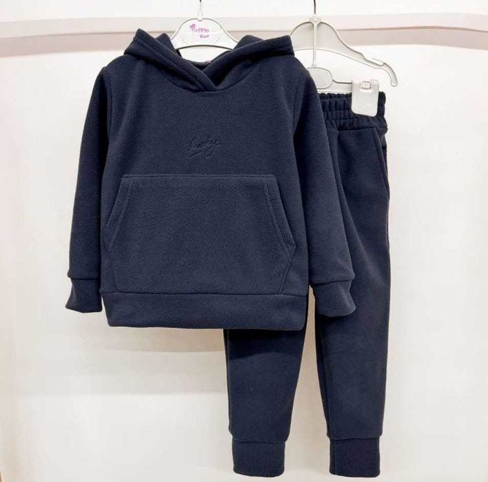 Теплий флісовий костюм 98-158 см костюм фліс полар осінь/зима капюшон, фото №2 Теплий флісовий костюм 98-158 см костюм фліс полар осінь/зима капюшон, фото №2