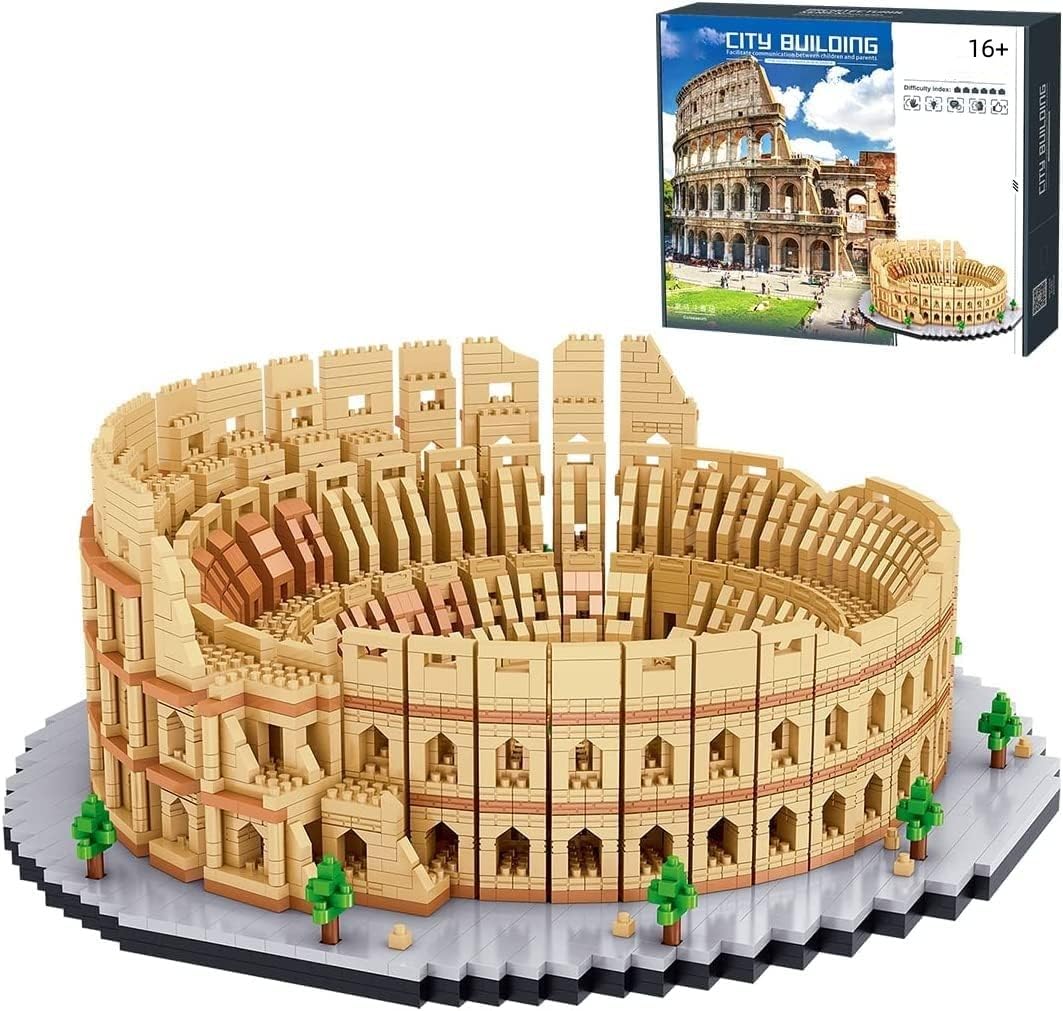 Набор блоков Roman Colosseum Architecture LZ8191 5594+ деталей подарок для взрослых и детей, фото №1