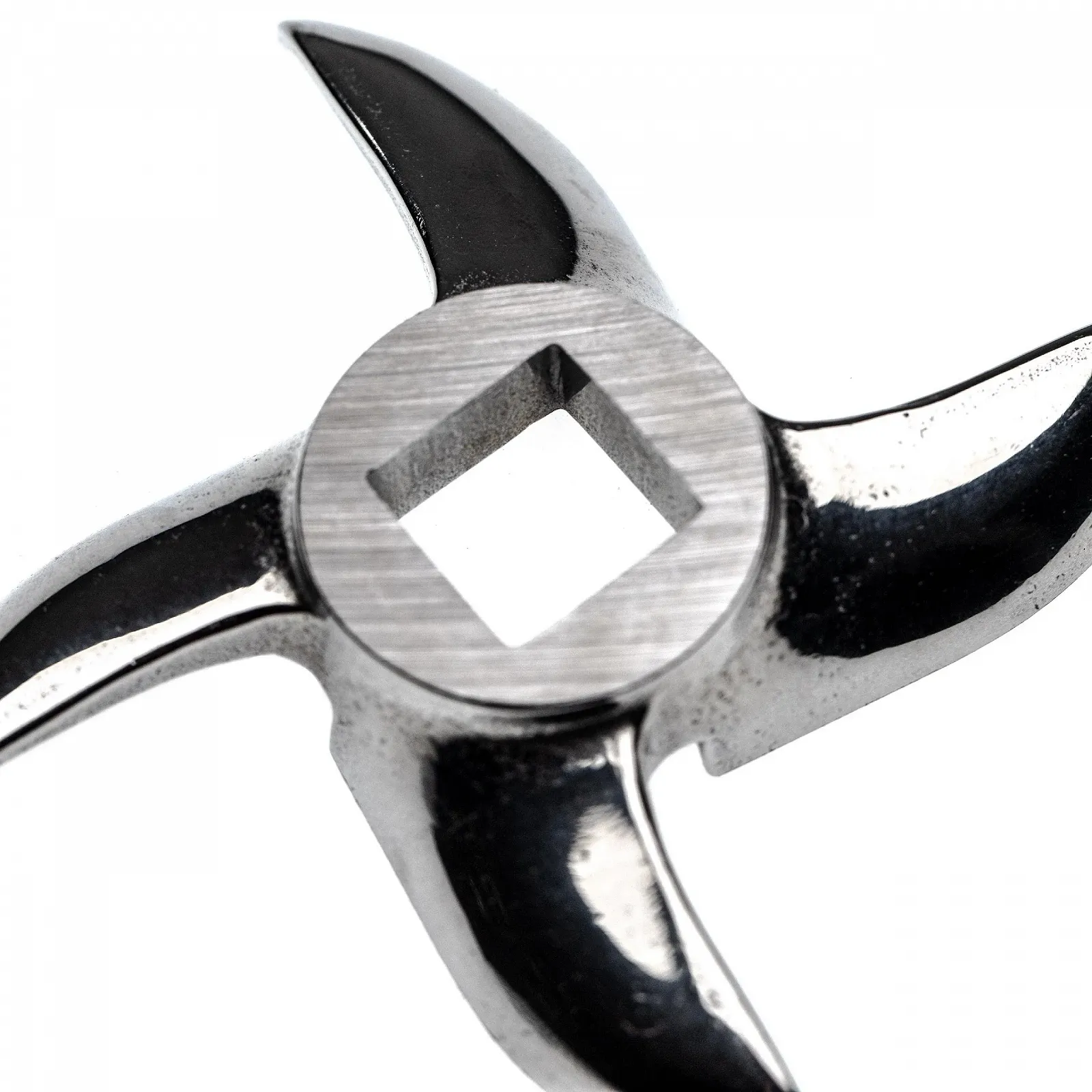 Ніж для м'ясорубки vhbw Розмір 32 квадрат 15.1x15.1 мм Нержавіюча сталь Сріблястий, фото №2