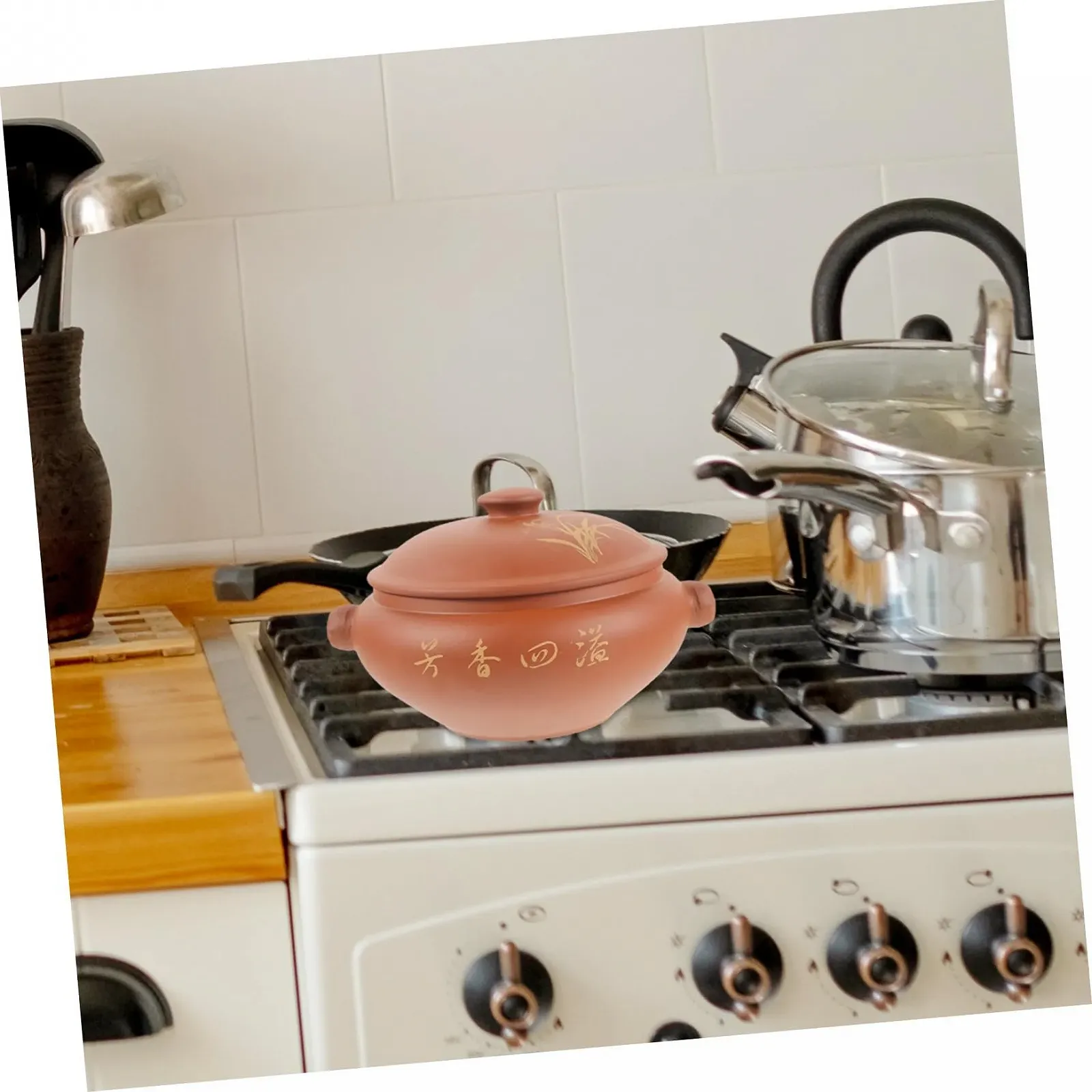 Пароварка Ceramic Steamer Pot керамическая традиционная, фото №5