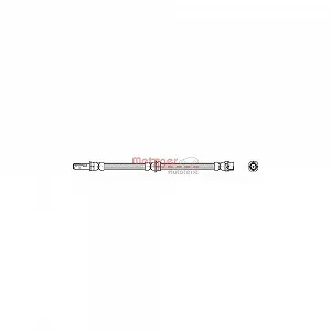 Тормозной шланг METZGER 4114074 для BMW, задний мост слева, задний мост справа - Фото 1