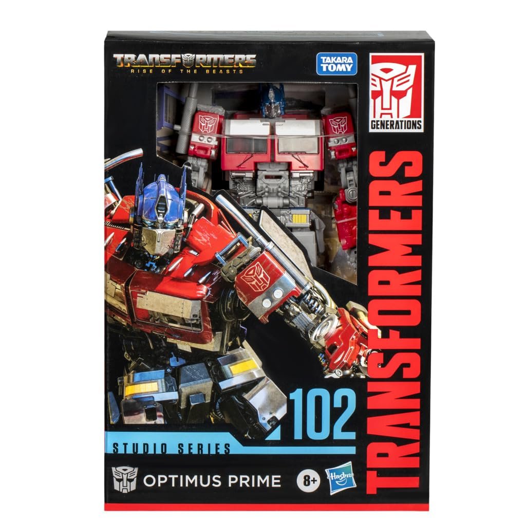 Екшн-фігурка Transformers Studio Series Voyager Class Rise of Beasts 102 Оптімус Прайм, червоний, білий, синій, фото №4