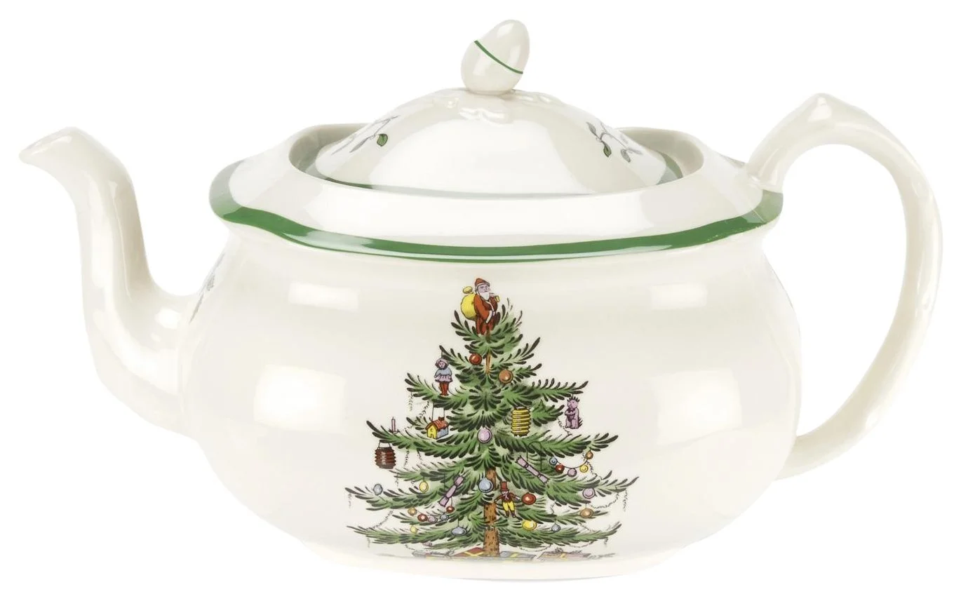 Чайник-заварник Portmeirion Christmas Tree XT1400-X, порцеляна, різнокольоровий, 9.3 x 15.5 x 11.2 см, фото №1