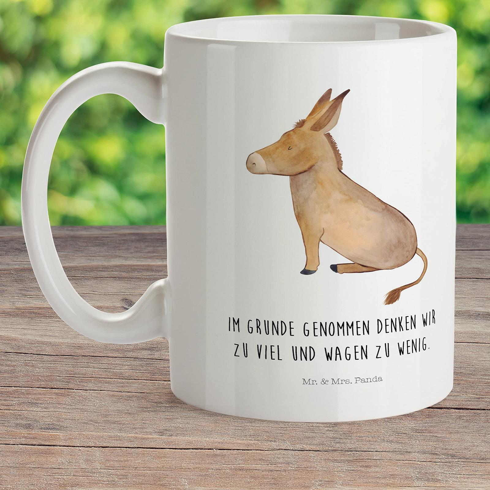 Кружка Mr. & Mrs. Panda Віслюк Колір, фото №2