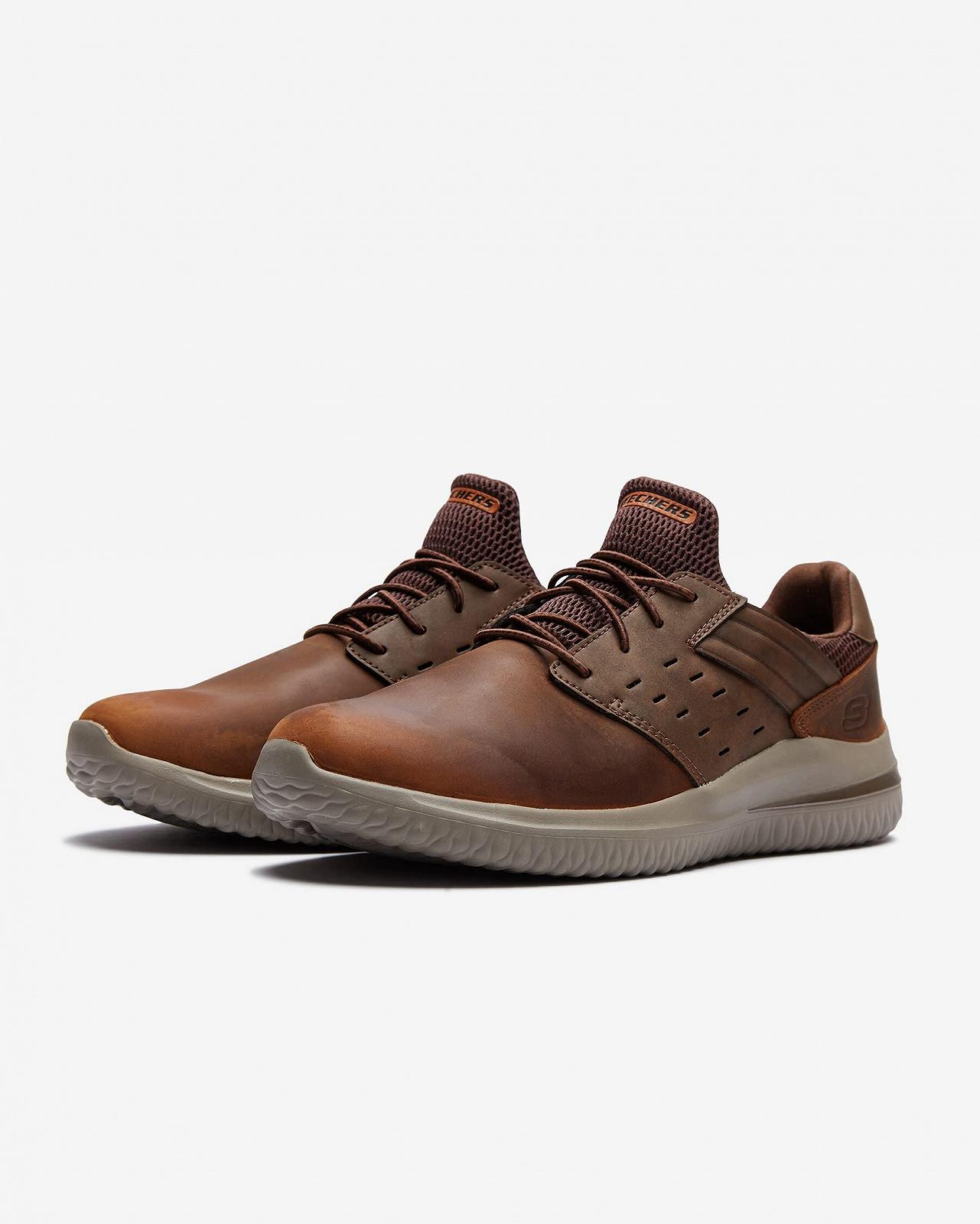 Кроссовки Skechers Delson 3.0 Ezra коричневый, фото №3