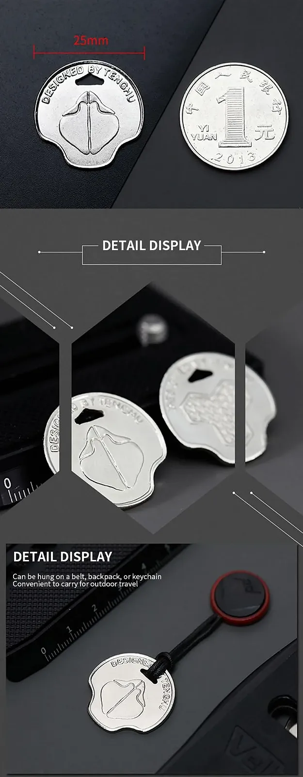 Викрутка-ключ для камери 1/4" 3 шт., фото №2