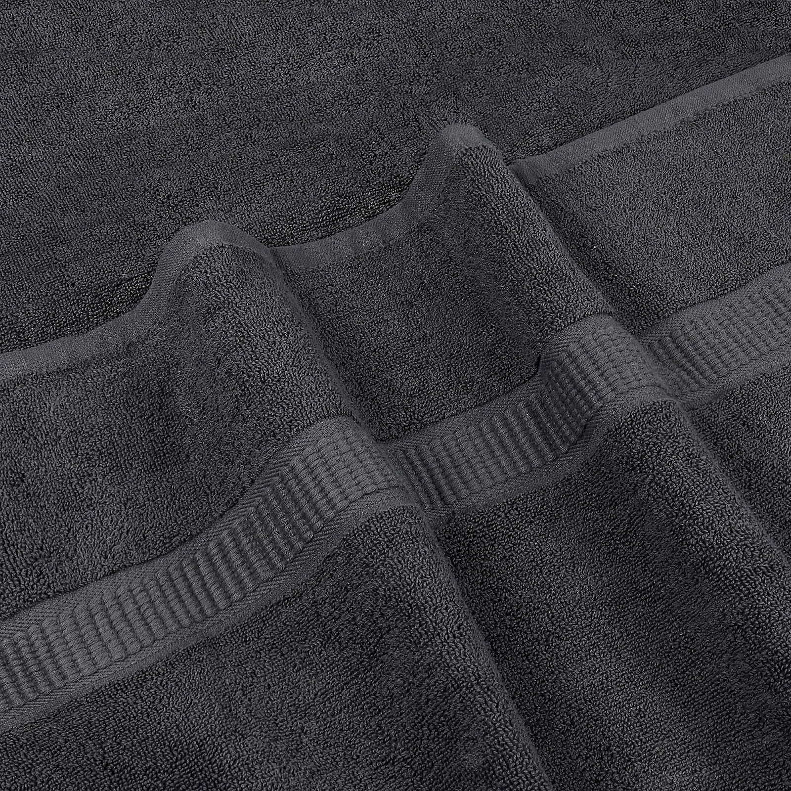 Набір рушників Utopia Towels 2 штуки 90 x 180 см бавовна Сірий, фото №5