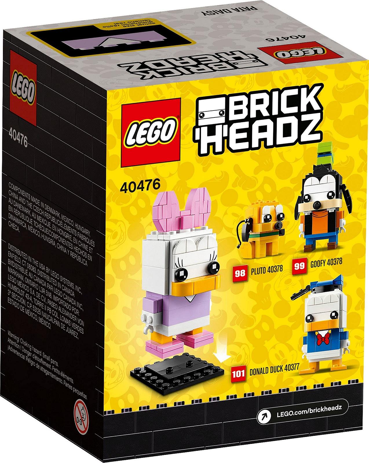 Конструктор LEGO Disney BrickHeadz 40476 Daisy Duck, фото №2