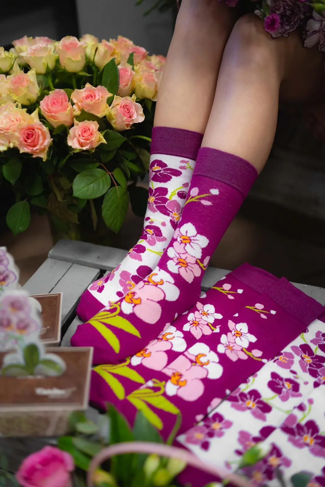 Шкарпетки Rainbow Socks Квітка Орхідея - 2 пари, фото №4