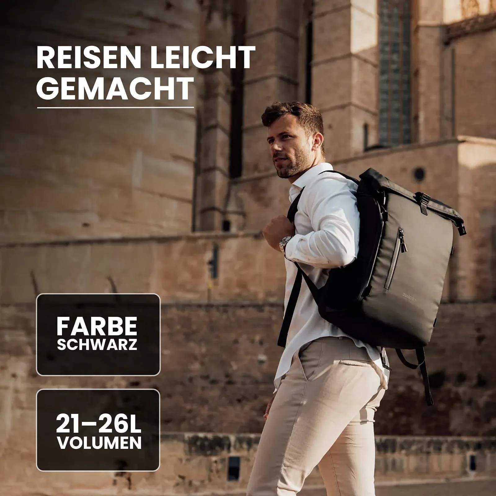 Рюкзак Zeeksack 30L Черный, фото №8