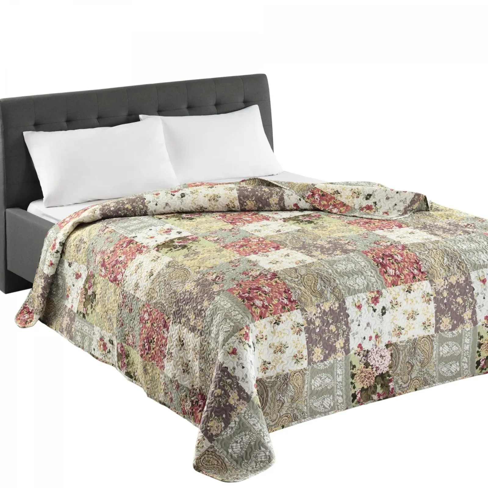 Покрывало Тканое Дакота Patchwork Мягкое Двуспальное 220 x 240 см, фото №1