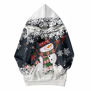 Худі Різдвяне для дітей Christmas Reindeer з довгими рукавами - Фото 1