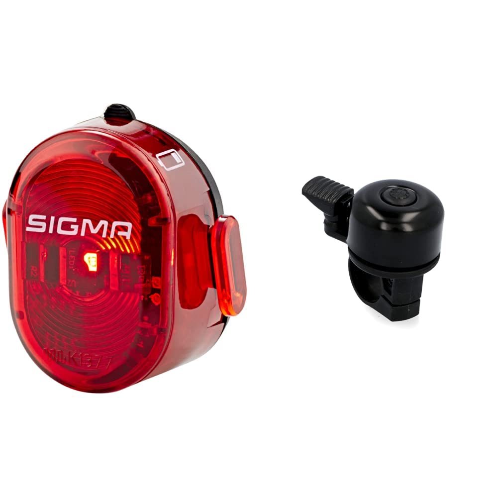Велосипедний ліхтар Sigma Sport Nugget II, червоний, фото №1