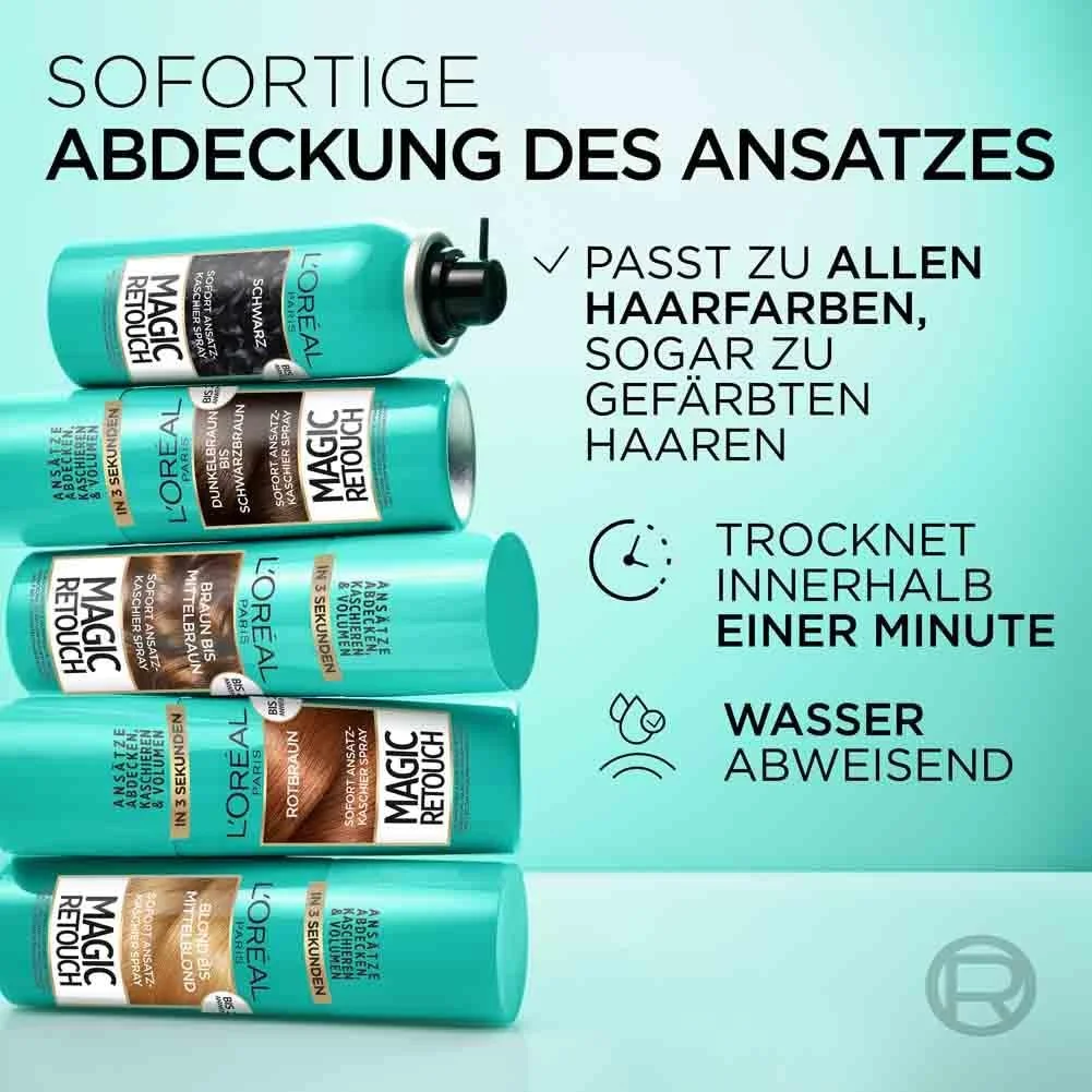 Спрей для зафарбовування коренів L'Oréal Paris Magic Retouch Темний блонд - Світло-коричневий, 75 мл, фото №4 Спрей для зафарбовування коренів L'Oréal Paris Magic Retouch Темний блонд - Світло-коричневий, 75 мл, фото №4