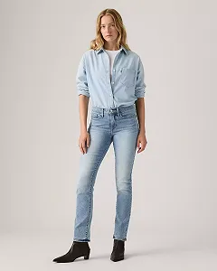 Женские джинсы Levis - 314 Shaping Straight Twice The Time - Womens - 32 - Фото 1