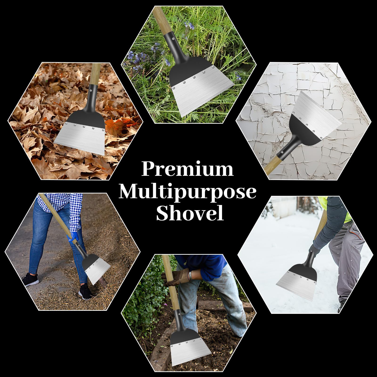 Лопатка садова багатофункціональна 21 см, фото №7