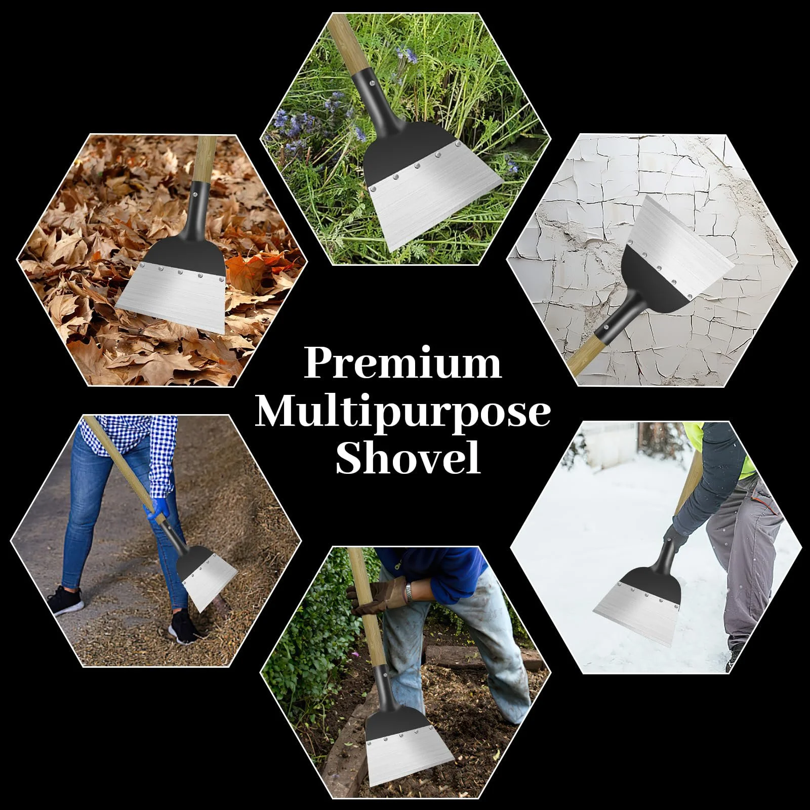 Лопата садова багатофункціональна 24 см, фото №7