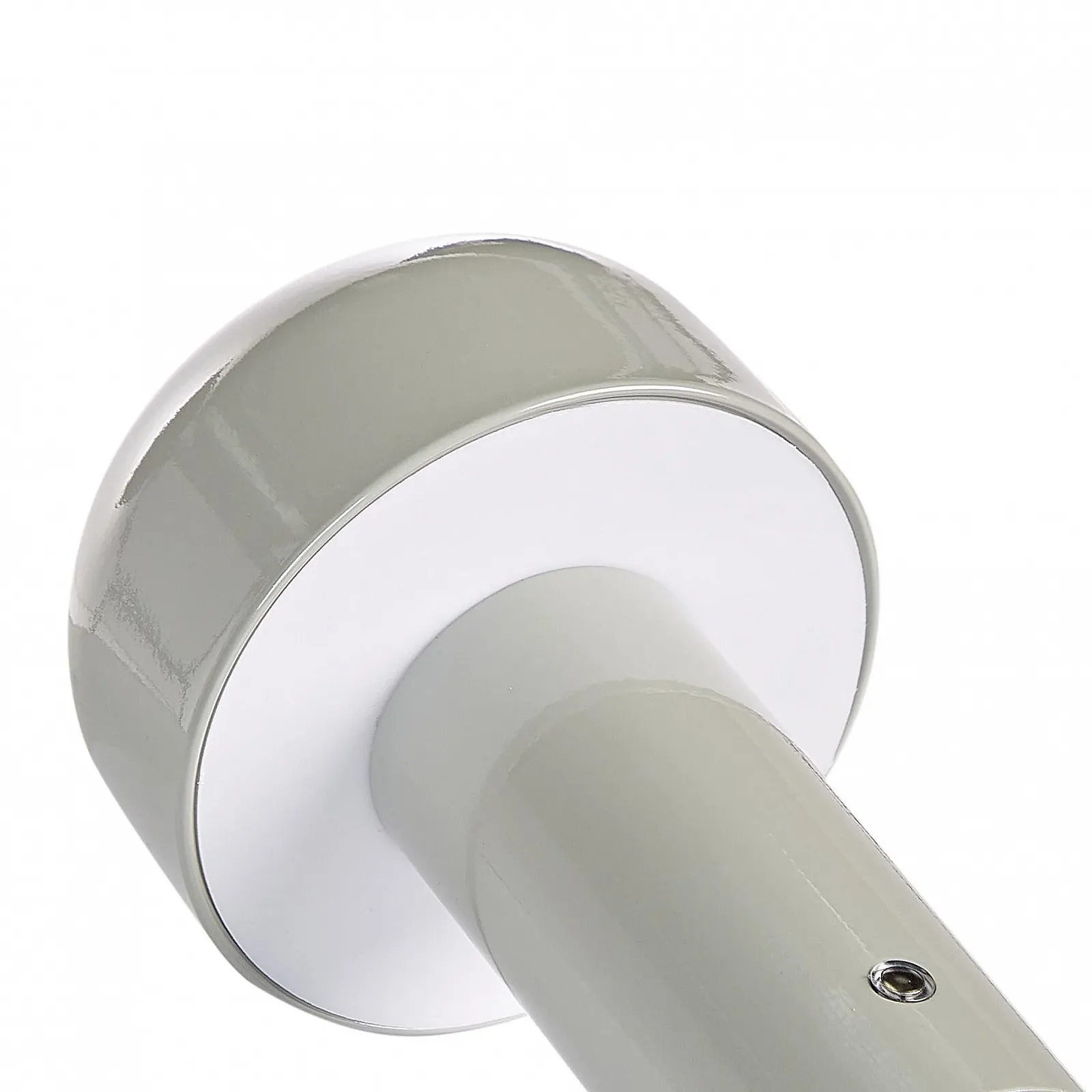 Настільна лампа Besos Металева Акумуляторна Бездротова Сенсорна LED Для вулиці Сіра, фото №6