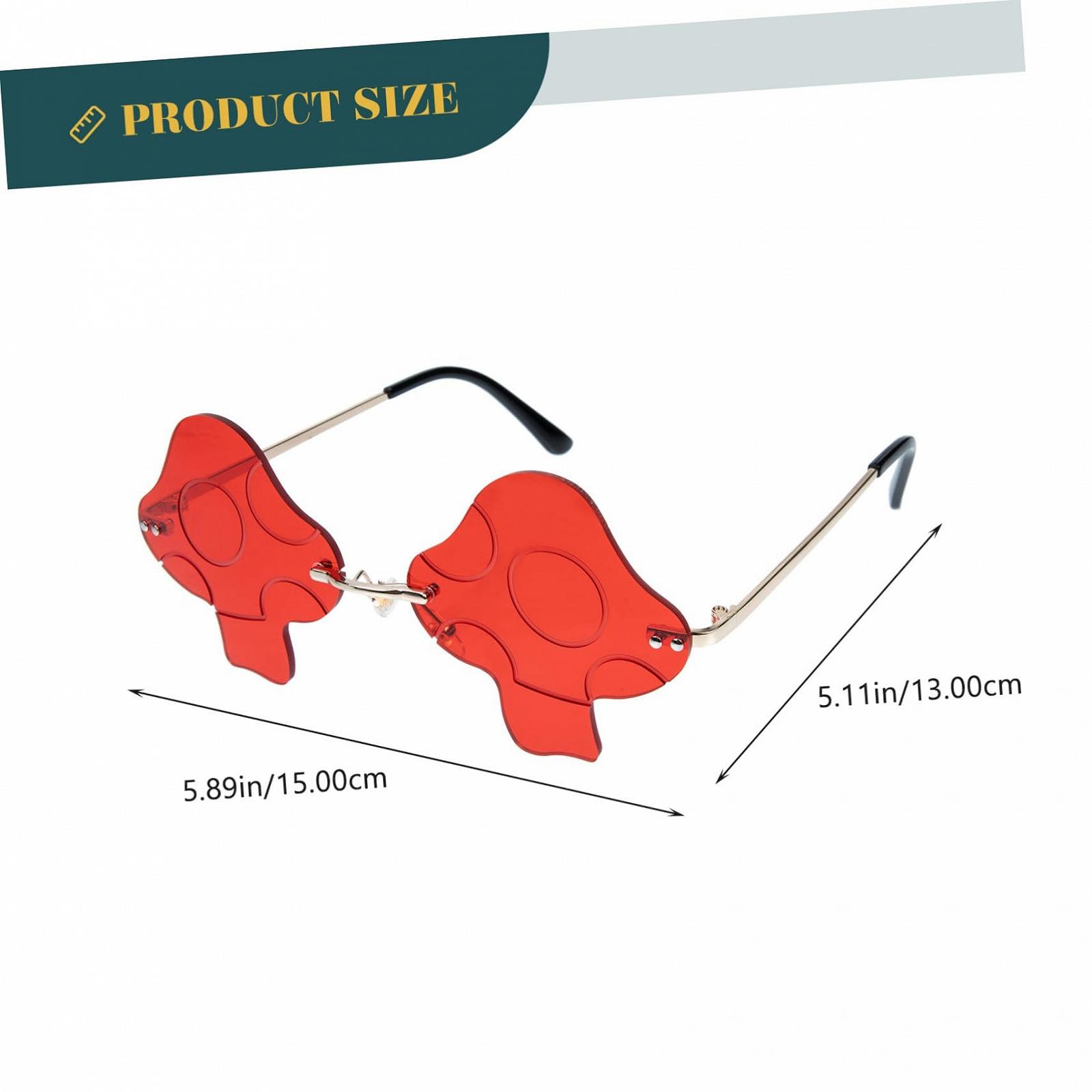 Гавайські окуляри з вінтажною оправою PACKOVE 2 шт., фото №9