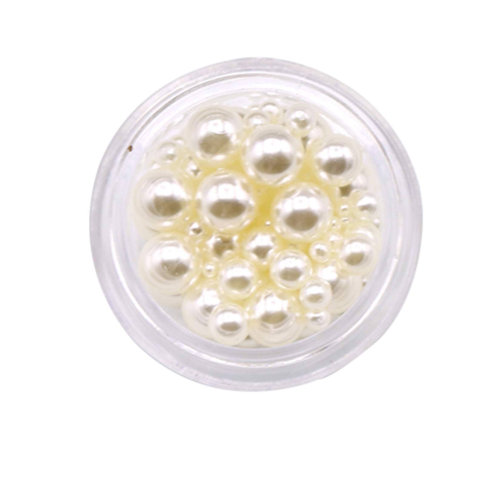 Жемчужные стразы бежевые 2 коробки, имитация жемчуга, блестящие бриллианты, бисер, аксессуары для маникюра, жемчужные ожерелья, фото №1