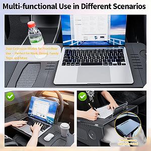 Автомобільний столик для Tesla Model 3/Y Розкладний столик-піднос для ноутбуків ESS synthetic.ua - Фото 1