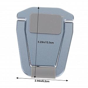 Подставка для ноутбука из алюминиевого сплава Регулируемая по высоте Легкая и портативная для вентиляции и охлаждения для ноутбуков в дороге Цвет случайный synthetic.ua - Фото 1