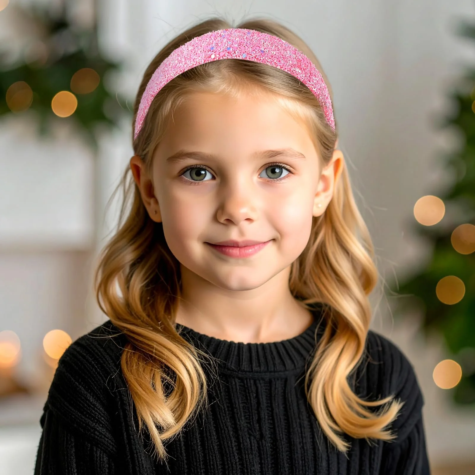 Обруч Блискітки для волосся 2 шт Райдужний, фото №7