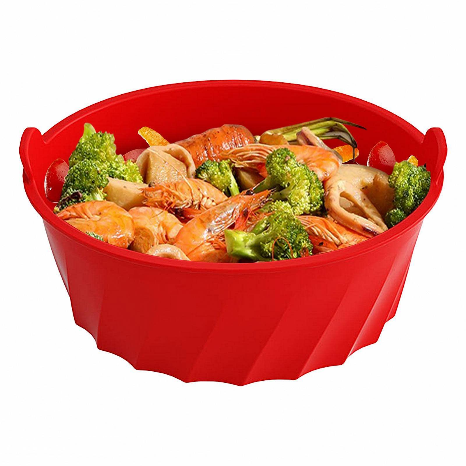 Вставка для мультиварки Silicone Pot Liner 6-8 Quart Oval Reusable Leak-proof Dishwasher Safe Delr, фото №1