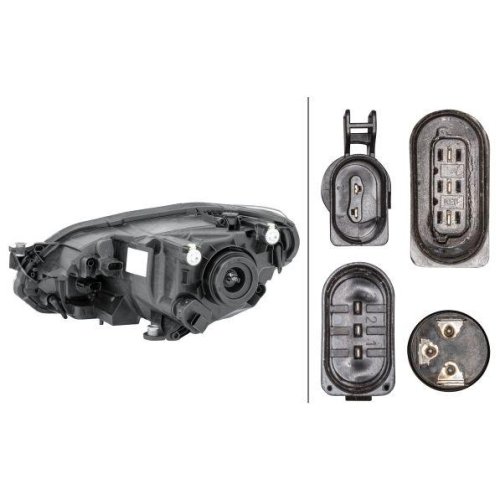 Основна фара HELLA 1LL 012 644-041 для VW, права, фото №2