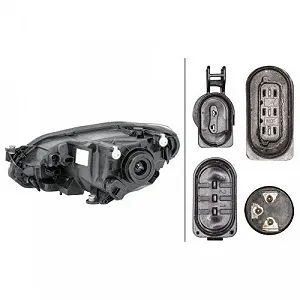 Основная фара HELLA 1LL 012 644-041 для VW, правая synthetic.ua - Фото 1