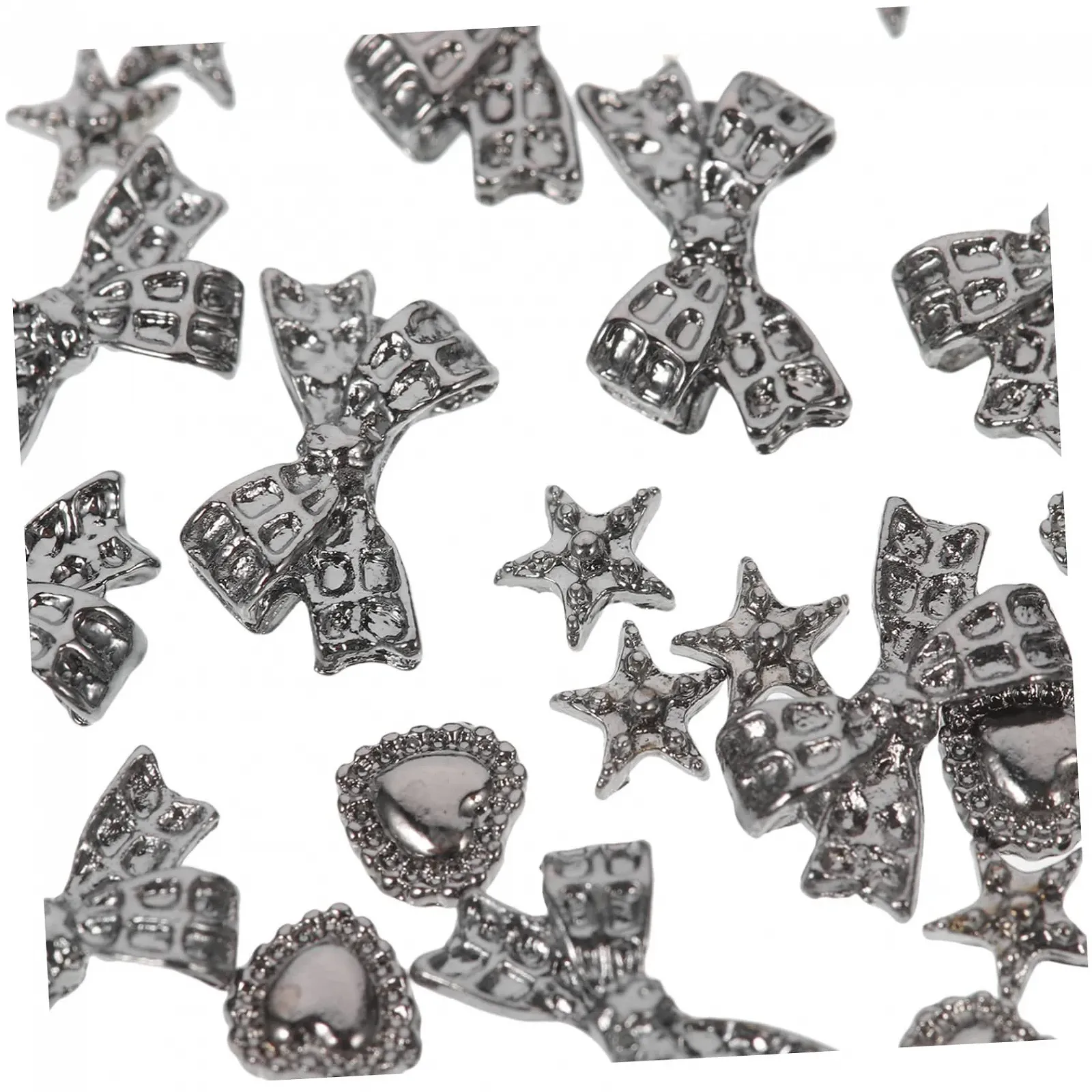 Прикраса для нігтів Серце FRCOLOR 60 шт., фото №2