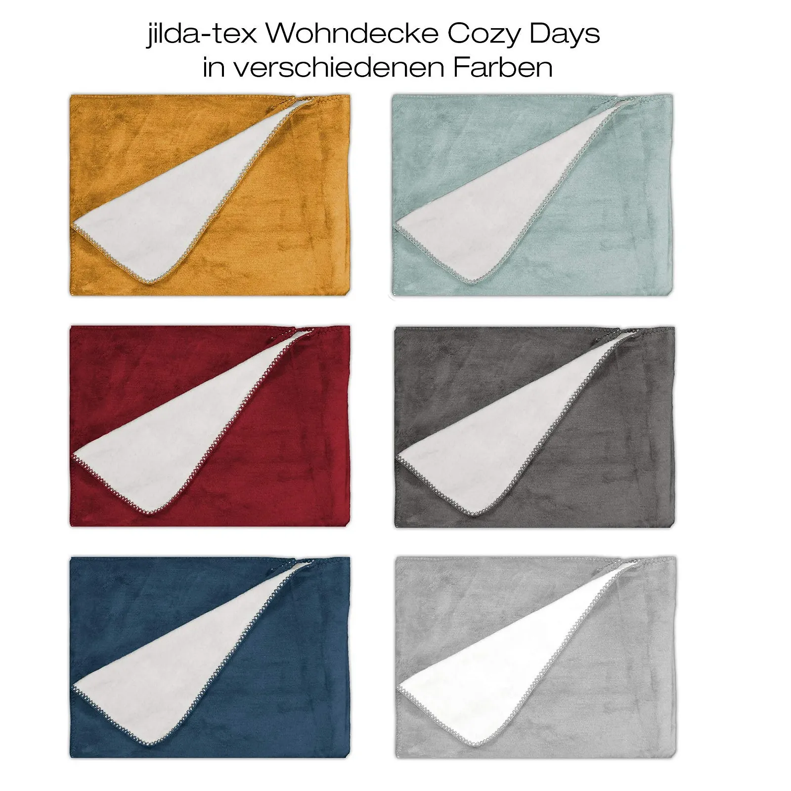 Покривало Jilda-Tex Premium Reversible Cosy Days Однотонна 60% Бавовна 40% Акрил Галька, фото №5