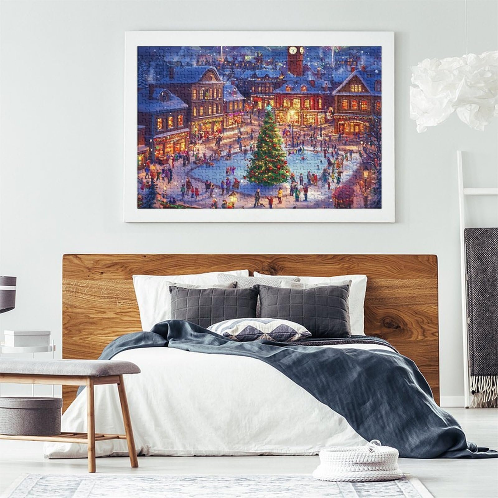 Пазл Рождественская елка у костра 1000 деталей 70 x 50 см, фото №7 Пазл Рождественская елка у костра 1000 деталей 70 x 50 см, фото №7