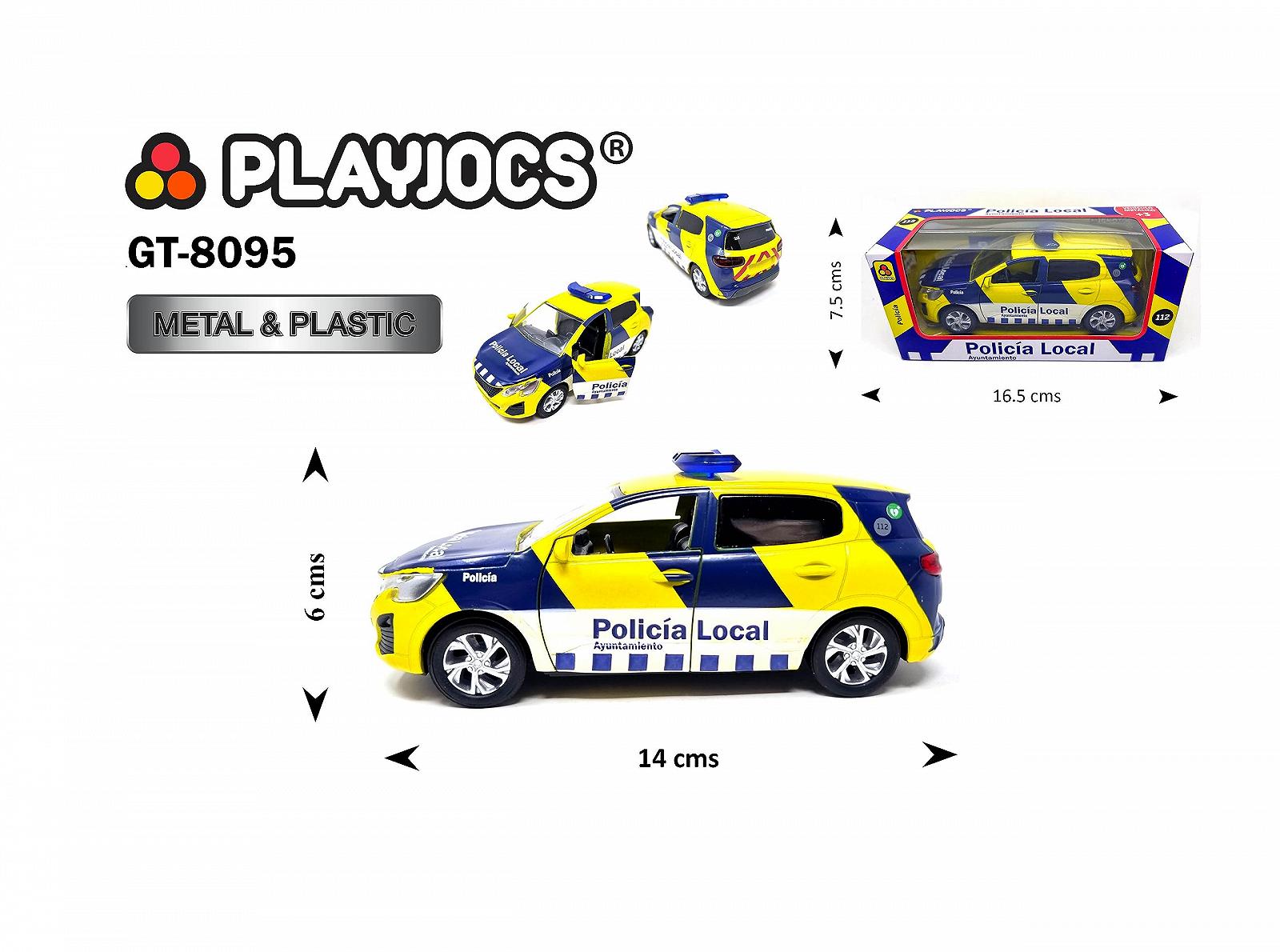 Іграшка Металева Поліцейська Машина PLAYJOCS GT-8171 для Дітей Колекціонерів, фото №4 Іграшка Металева Поліцейська Машина PLAYJOCS GT-8171 для Дітей Колекціонерів, фото №4