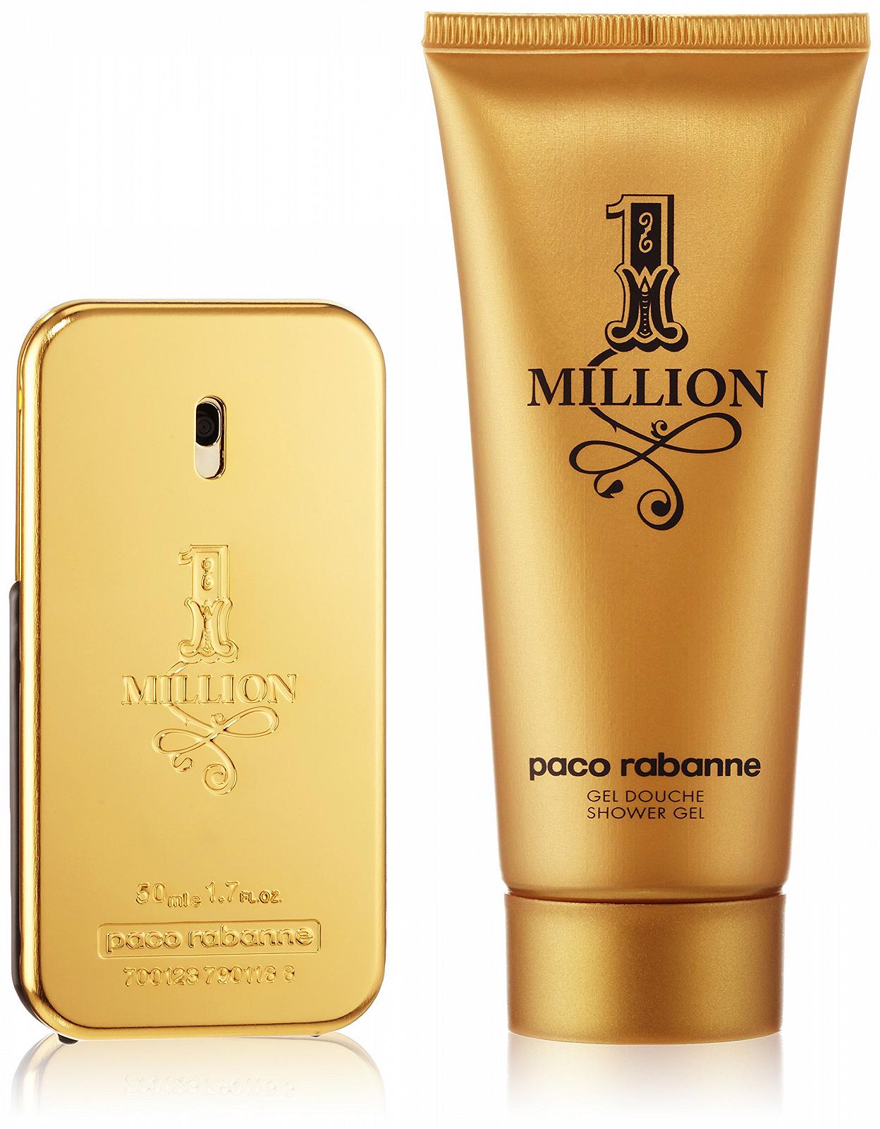 Paco Rabanne 1 Million Набор 50 мл Туалетная вода Спрей + 100 мл Гель для душа, фото №1