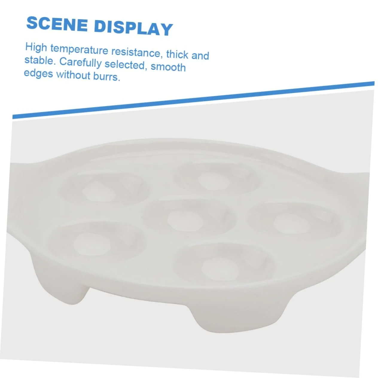 Форма для запекания улиток Ciieeo 2 шт. 6 и 12 отверстий белая, фото №6 Форма для запекания улиток Ciieeo 2 шт. 6 и 12 отверстий белая, фото №6