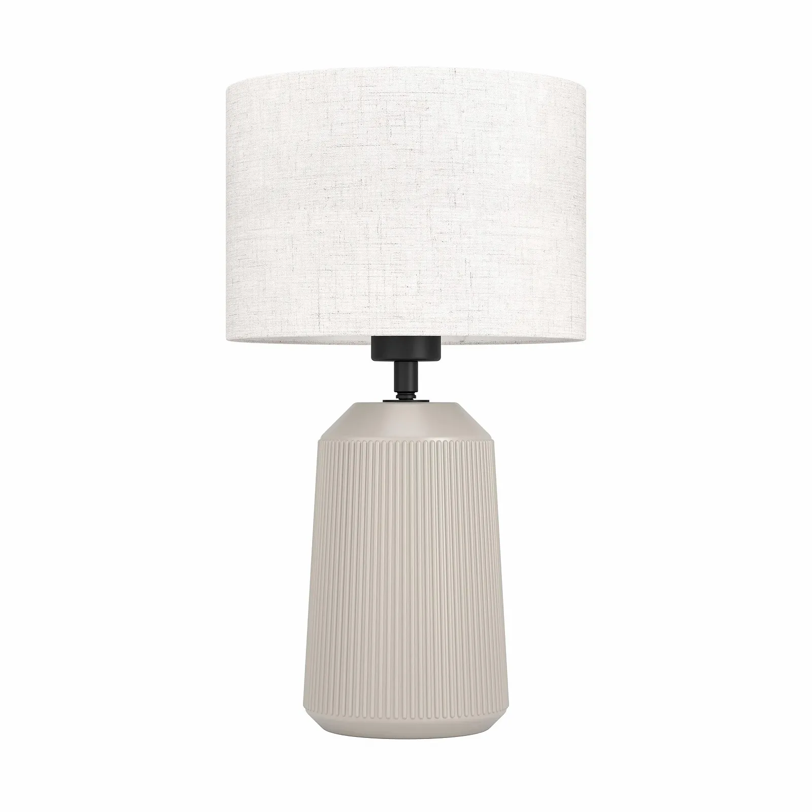 Настольная лампа EGLO Capalbio Керамическая Текстиль E27 Песочно-белая 41 см, фото №2