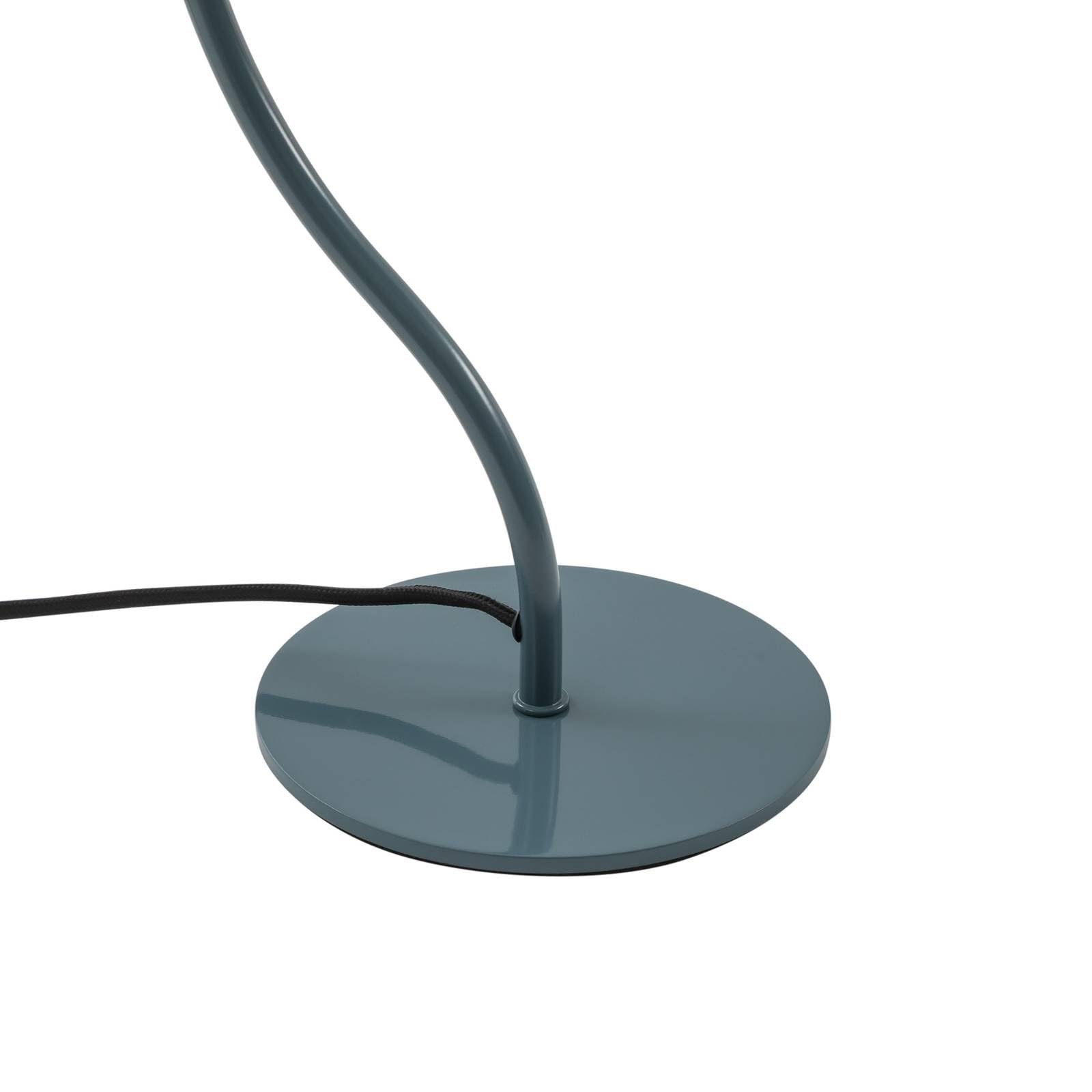 Настільна лампа Lucande Arvadon 1 x E14 синій метал, фото №7