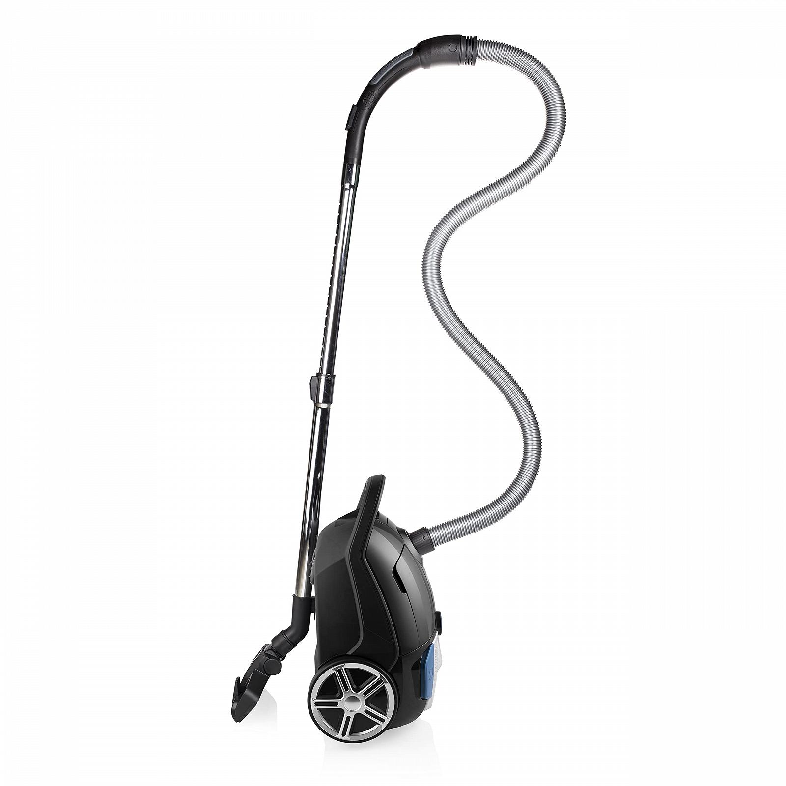 Пилосос Princess Powerful Quiet High Performance Multibrush Telescopic Tube Speed Control Bag 3 Litre 700W H13 HEPA Filter 334990 Чорний, фото №4